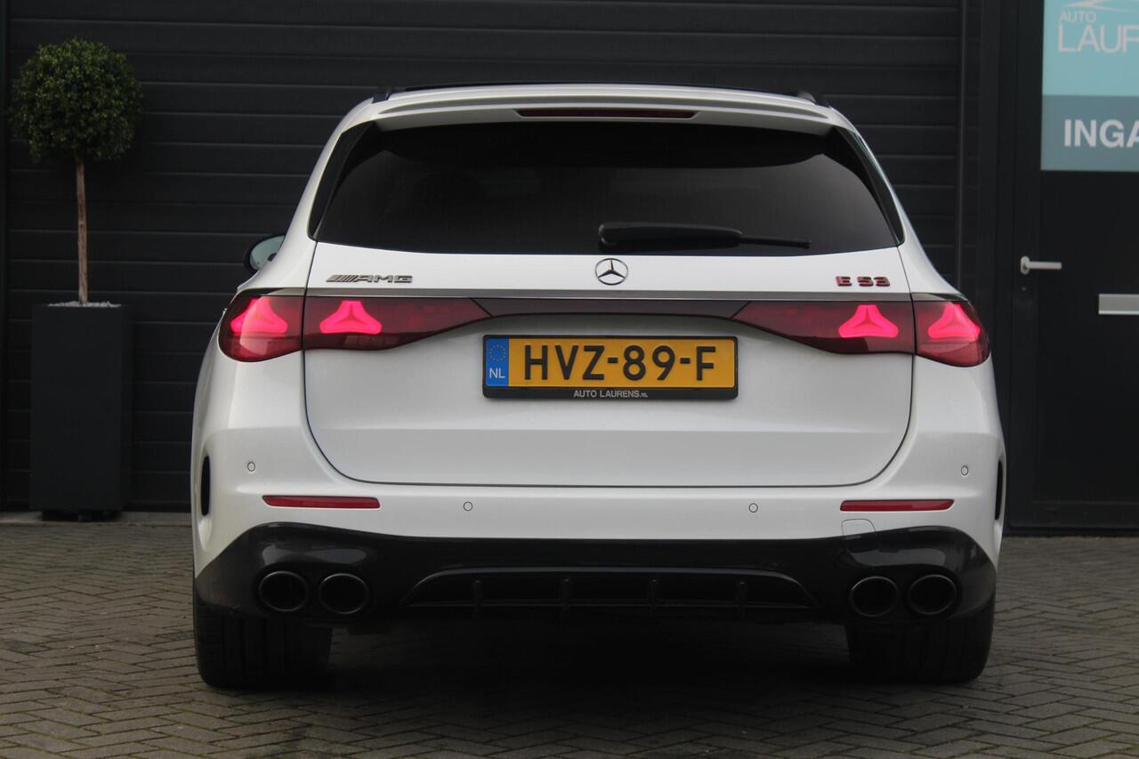 Mercedes-Benz E-estate AMG 53 4MATIC+ Night Edition | MBUX Hyperscreen | Fabrieksgarantie 12-2027 | Achterasbestuuring | Panorama | Leer | Digital light | Trekhaak