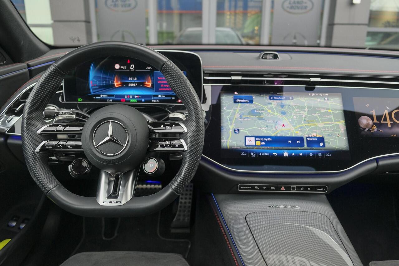 Mercedes-Benz E-estate E53 AMG 612pk 4MATIC+ Panoramadak *BTW* Superscreen Schaalstoelen 4-wielsturing Night II pakket Trekhaak