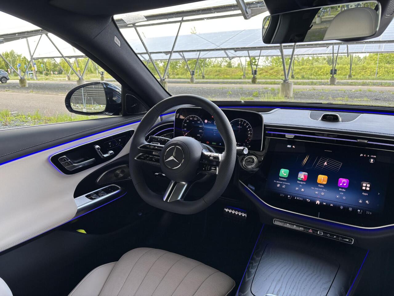 Mercedes-Benz E-estate 300e AMG Line Sport Edition | Night | Superscreen | Panoramadak | Rijassistentiepakket | Burmester | 360 camera | Stoelverwarming/ventilatie |