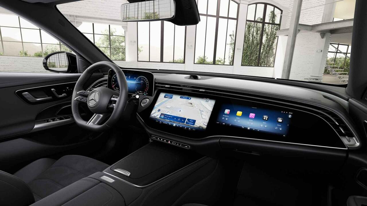 Mercedes-Benz E-estate 300e Sport Edition | Panoramaschuifdak | Head-Up | Burmester | Trekhaak | 360°-camera | MBUX Superscreen |