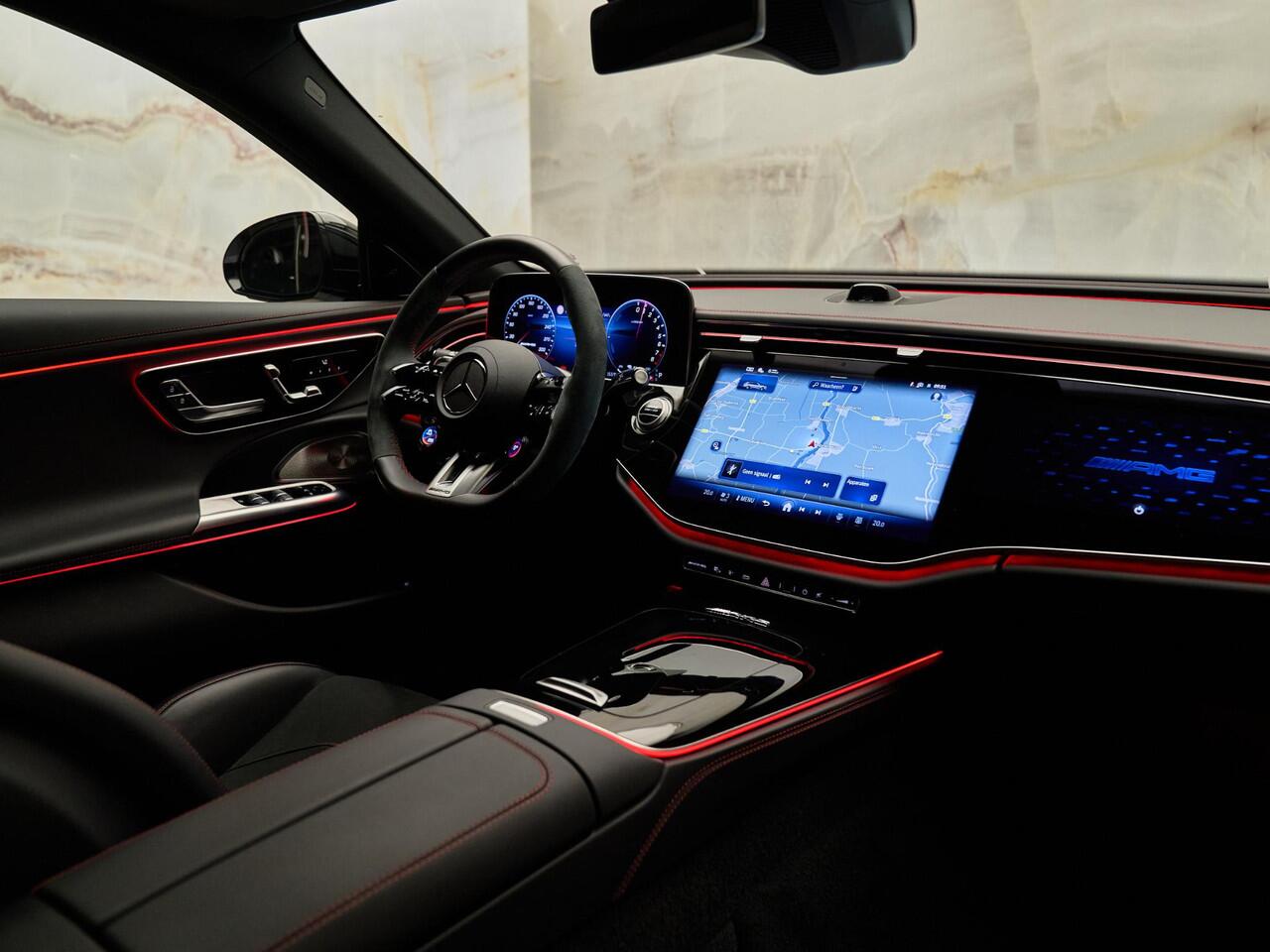 Mercedes-Benz E-estate AMG 53 Hybrid 4Matic+, MANUFAKTUR, pano, tr.haak, Burmester, PARKTRONIC, ACC, memory, 360 camera, keyless, privacy