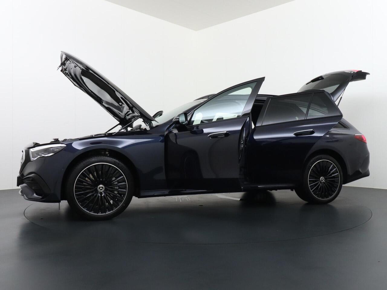 Mercedes-Benz E-estate 300 e Sport Edition | Superscreen | Luchtvering | Trekhaak Wegklapbaar | Panorama - Schuifdak | Stoelventilatie | Burmester 4D Surround Sound | Distronic Cruise Control | Nightpakket