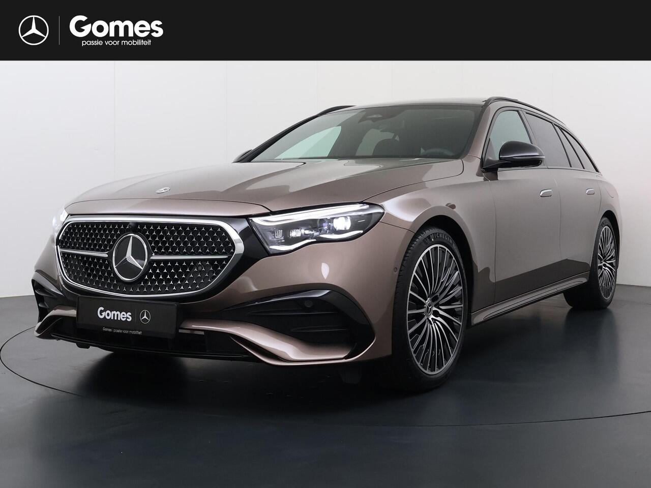 Mercedes-Benz E-estate 300 e Business Solution AMG | Night Pakket | Trekhaak | Panoramadak | 360° Camera | Augmented Reality voor Navigatie | DISTRONIC Afstandsassistent | Dodehoekassistent | Verkeersbordassistent | DIGITAL LIGHT | Elektrisch Verstelbare Stoelen + Memory | Stoe