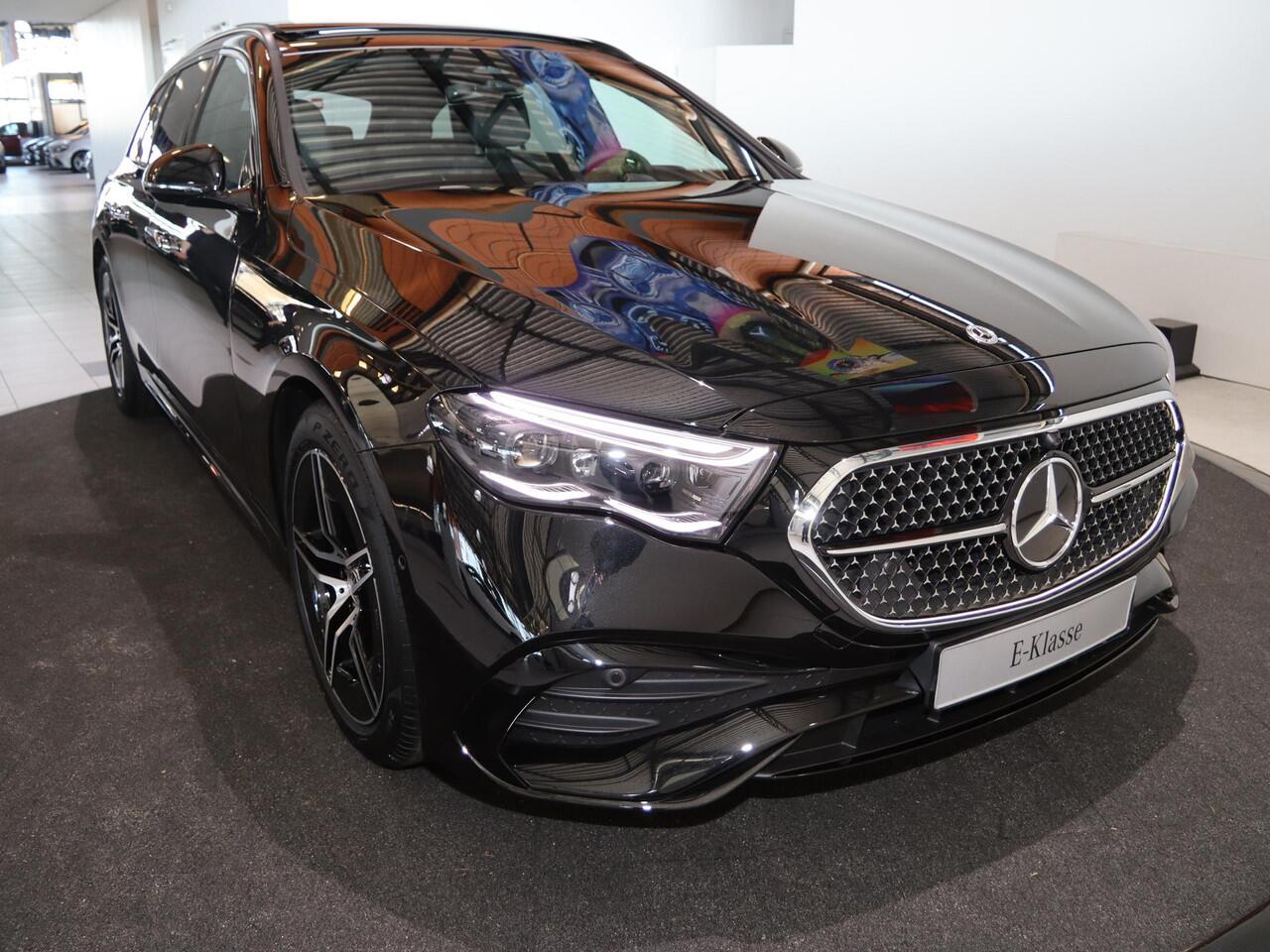 Mercedes-Benz E-estate 300e Business Solution AMG | Panoramaschuifdak | Comfortpakket | Winterpakket | Nightpakket | 360°-camera |