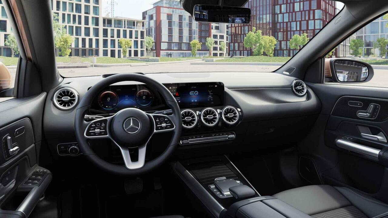 Mercedes-Benz EQA 250 Business Solution Luxury 67 kWh | Burmester | Panoramadak | Headup | Memory | Keyless | 360 graden camera | Stoelverwarming |