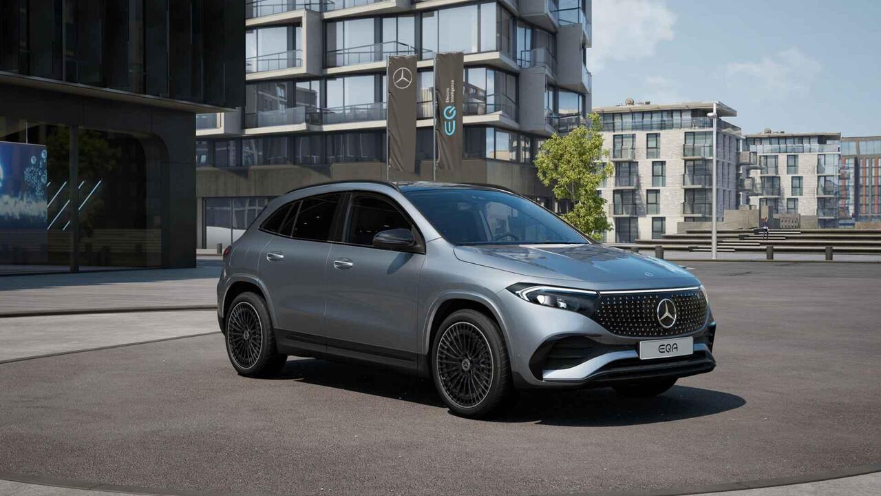 Mercedes-Benz EQA 250+ Business Solution AMG 71 kWh | Panoramaschuifdak | Night | Dodehoekassistent | Head-up | Burmester | Winterpakket |