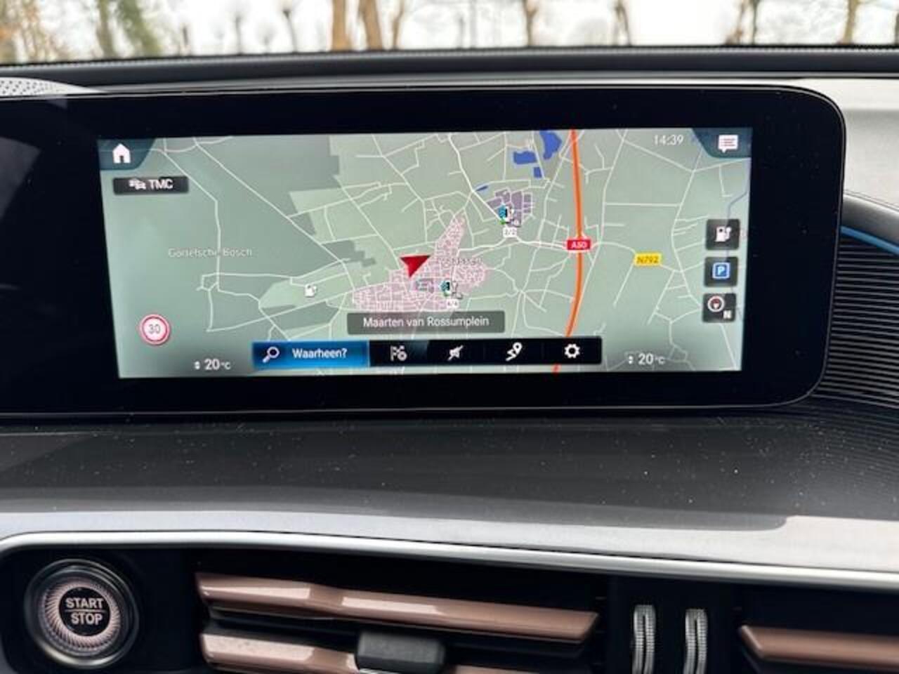 Mercedes-Benz EQC 400 4MATIC 80KWH BUSINESS SOLUTION AMG SOH 93,4% TREKHAAK/SCHUIF- KANTELDAK/LEER/LED/HUP/360CAM/ACARPLAY/FABRIEKSGARANTIE