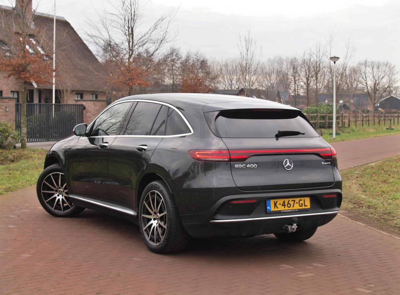 Mercedes-Benz EQC 400 4MATIC Business Solution AMG 80 kWh | SOH 95% | Panoramadak | Trekhaak | Sfeerverlichting | Camera |