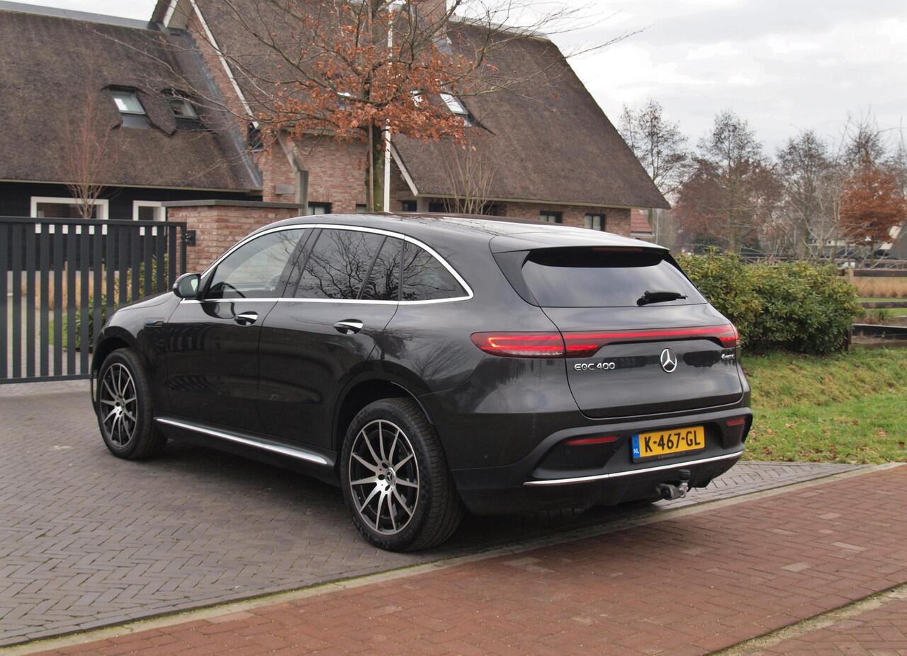 Mercedes-Benz EQC 400 4MATIC Business Solution AMG 80 kWh | SOH 95% | Panoramadak | Trekhaak | Sfeerverlichting | Camera |