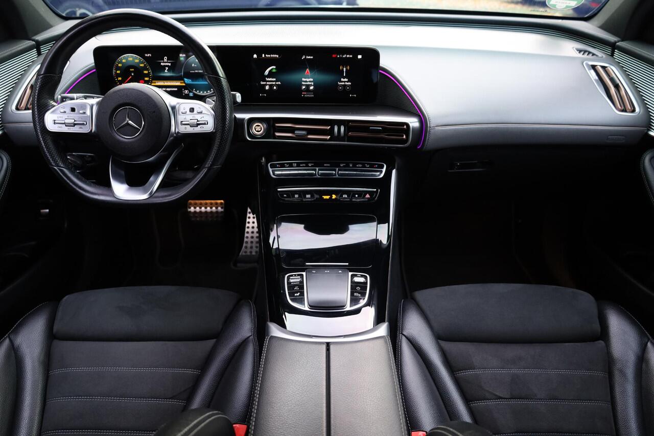 Mercedes-Benz EQC 400 4MATIC Business Solution AMG 80 kWh TREKHAAK-INKL. 360-CAMERA PANO SFEERVERL. WIDESCREEN CARPLAY LEER/ALCANTARA 4xSTOELVERW. DAB ADAPTIVE-CRUISE 2XPDC 19''LMV