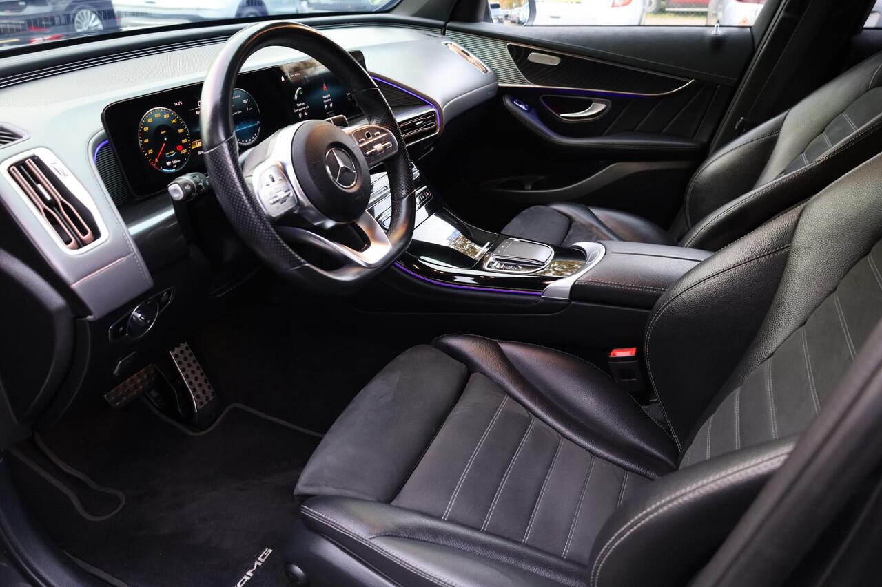 Mercedes-Benz EQC 400 4MATIC Business Solution AMG 80 kWh TREKHAAK-INKL. 360-CAMERA PANO SFEERVERL. WIDESCREEN CARPLAY LEER/ALCANTARA 4xSTOELVERW. DAB ADAPTIVE-CRUISE 2XPDC 19''LMV
