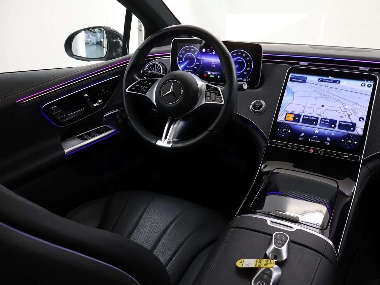 Mercedes-Benz EQE 350+ Luxury Line 91 kWh | Panoramadak | Burmester 3D | Memory | Digital Light | 360 graden camera | Keyless | 21" lichtmetalen velgen |