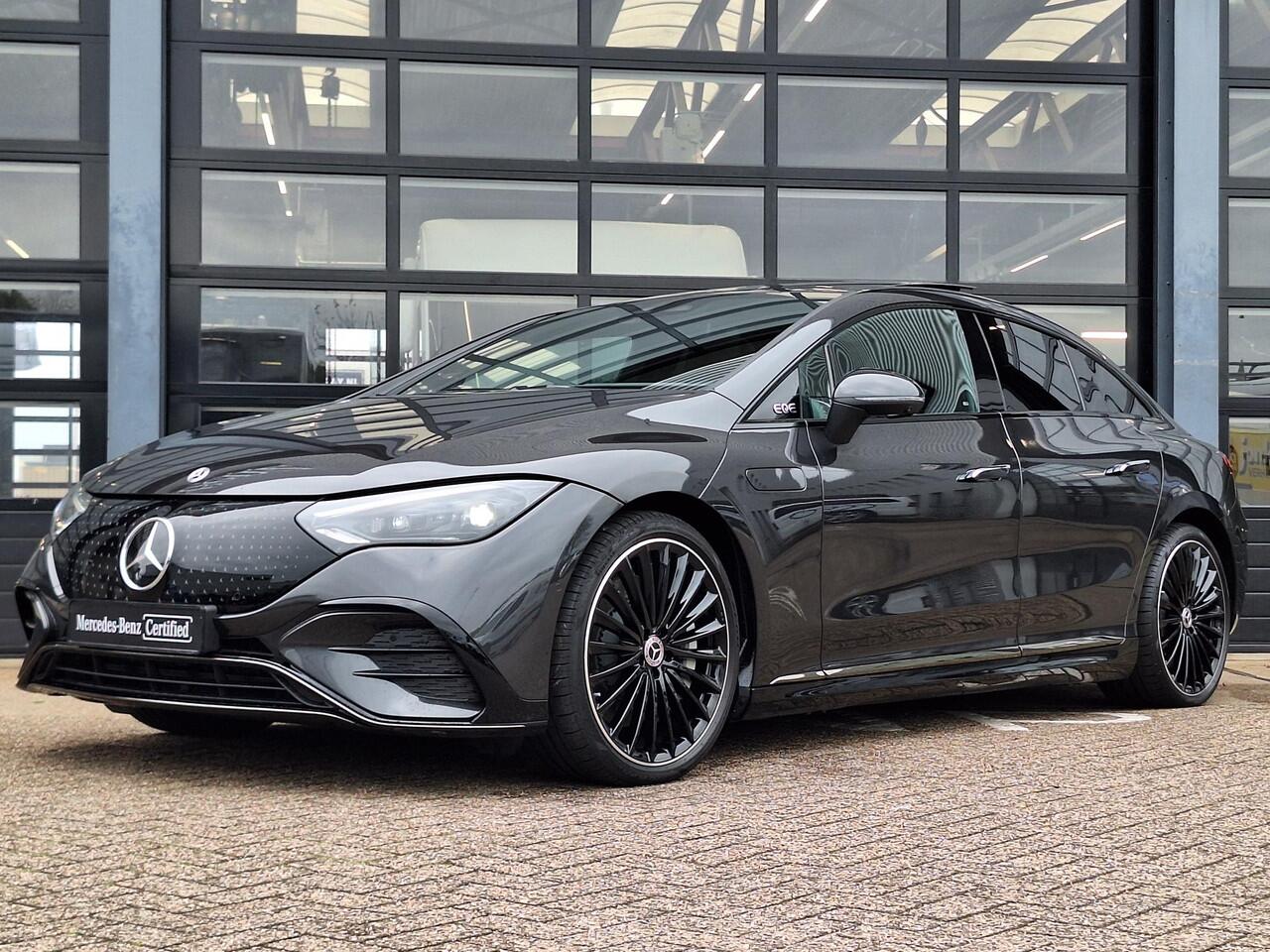 Mercedes-Benz EQE 300 | Panoramadak | Luchtvering | AMG Night | Premium PLUS | Nightpakket | Panoramadak | Luchtvering | Head-up Display | 360° Camera | Sfeerverlichting | Burmester® 3D | Rijassistentiepakket Plus | Memorystoelen Verwarmd | Sfeerverlichting | Apple & Andro