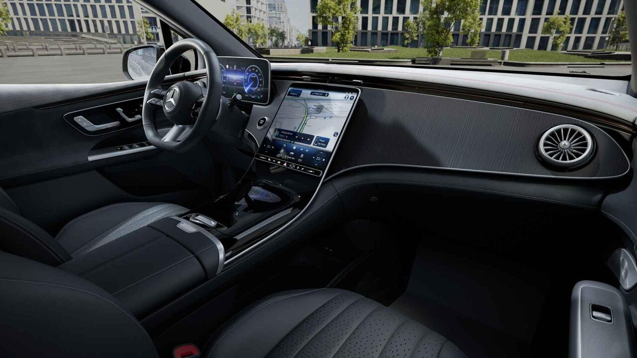 Mercedes-Benz EQE SUV 300 AMG Line 91 kWh | Premium plus | Luchtvering | Trekhaak | Winter pakket | Night pakket |