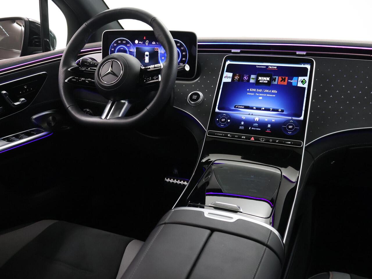 Mercedes-Benz EQE SUV 300 AMG Line 91 kWh | Achterasbesturing | Night pakket | Trekhaak | 360 camera | Burmester | 22 KW laden |