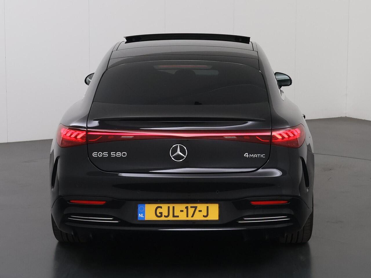 Mercedes-Benz EQS 580 4MATIC AMG Line 108 kWh | Luchtvering | Achterasbesturing | 360 graden camera | Nappaleder | Rijassistentiepakket Plus |