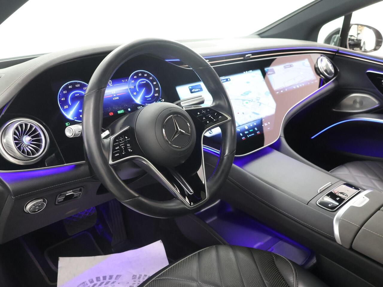 Mercedes-Benz EQS 580 4MATIC AMG Line 108 kWh | Luchtvering | Achterasbesturing | 360 graden camera | Nappaleder | Rijassistentiepakket Plus |