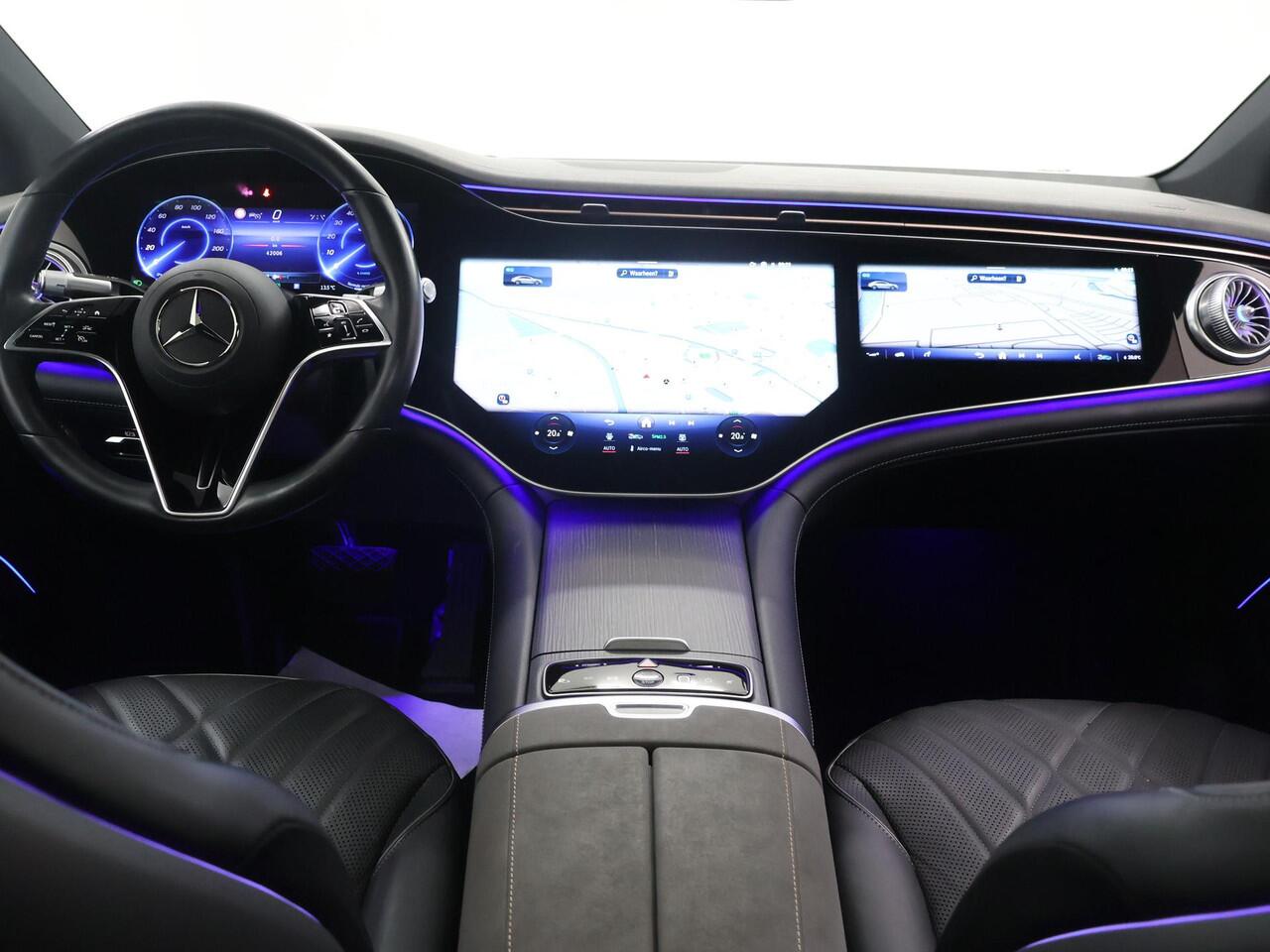 Mercedes-Benz EQS 580 4MATIC AMG Line 108 kWh | Luchtvering | Achterasbesturing | 360 graden camera | Nappaleder | Rijassistentiepakket Plus |