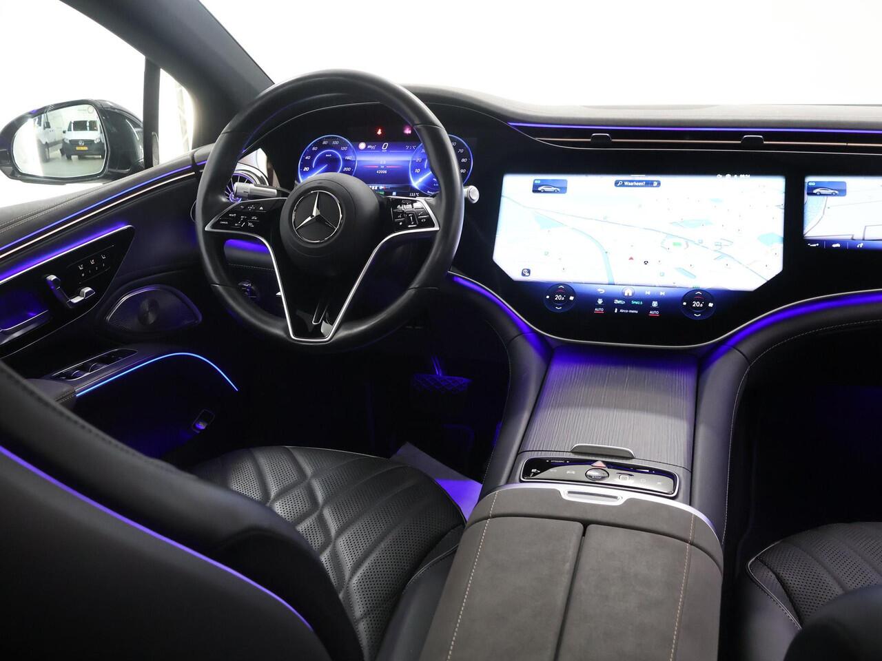 Mercedes-Benz EQS 580 4MATIC AMG Line 108 kWh | Luchtvering | Achterasbesturing | 360 graden camera | Nappaleder | Rijassistentiepakket Plus |