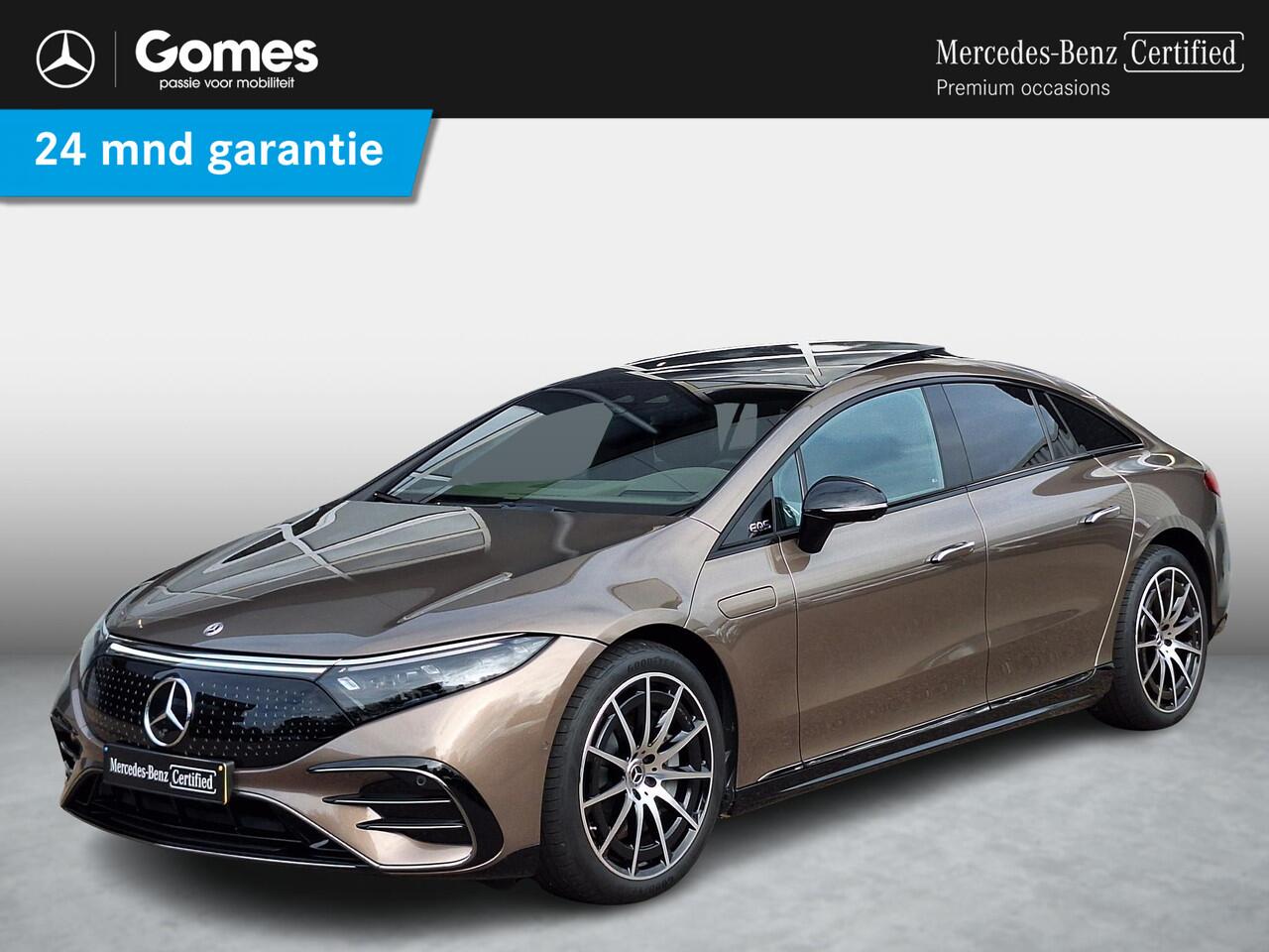 Mercedes-Benz EQS 450+ AMG Line | Panoramadak | Premium+ | MBUX Hyperscreen | Achterasbesturing | Massage stoelen| Night pakket | Burmester | Head-up Display | 360° Camera | Digital light | Memory pakket | Keyless-GO | Elektrische achterklep