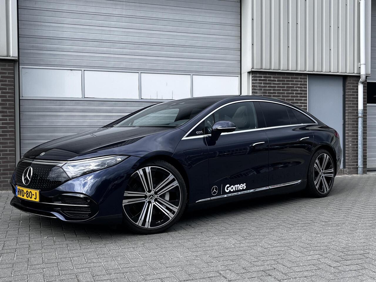 Mercedes-Benz EQS 450+ Luxury Line | MANUFAKTUR Interieur Pakket | Premium Plus Pakket | Rijassistentiepakket Plus | Panoramadak | HYPERSCREEN | 360° Camera | AIRMATIC Luchtvering | Achterasbesturing | DIGITAL LIGHT | Head-up Display | Burmester Surround Sound | Garagedeu