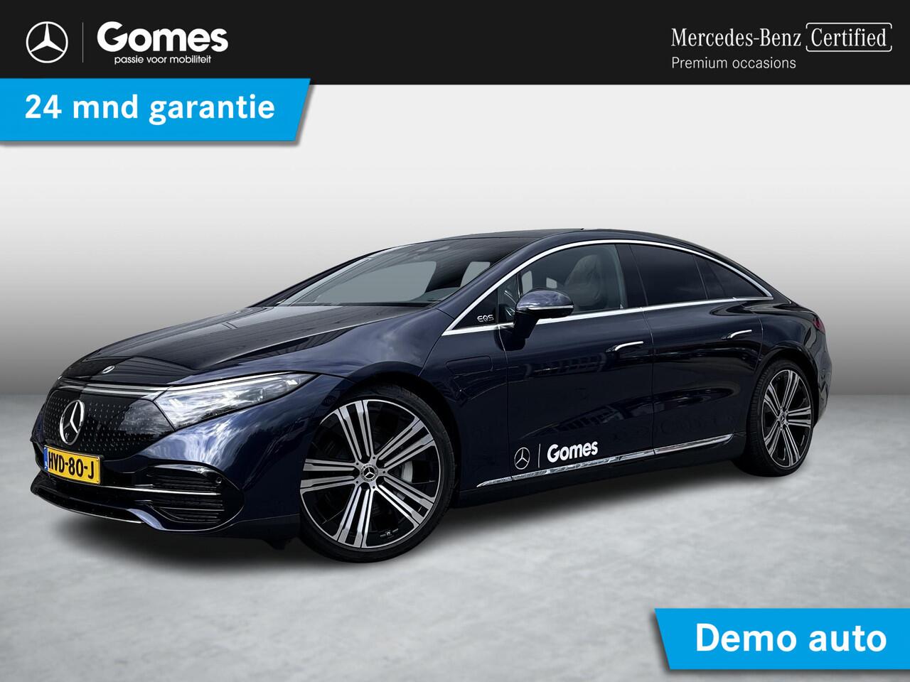 Mercedes-Benz EQS 450+ Luxury Line | MANUFAKTUR Interieur Pakket | Premium Plus Pakket | Rijassistentiepakket Plus | Panoramadak | HYPERSCREEN | 360° Camera | AIRMATIC Luchtvering | Achterasbesturing | DIGITAL LIGHT | Head-up Display | Burmester Surround Sound | Garagedeu