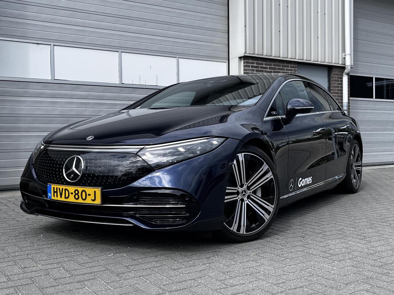 Mercedes-Benz EQS 450+ Luxury Line | MANUFAKTUR Interieur Pakket | Premium Plus Pakket | Rijassistentiepakket Plus | Panoramadak | HYPERSCREEN | 360° Camera | AIRMATIC Luchtvering | Achterasbesturing | DIGITAL LIGHT | Head-up Display | Burmester Surround Sound | Garagedeu