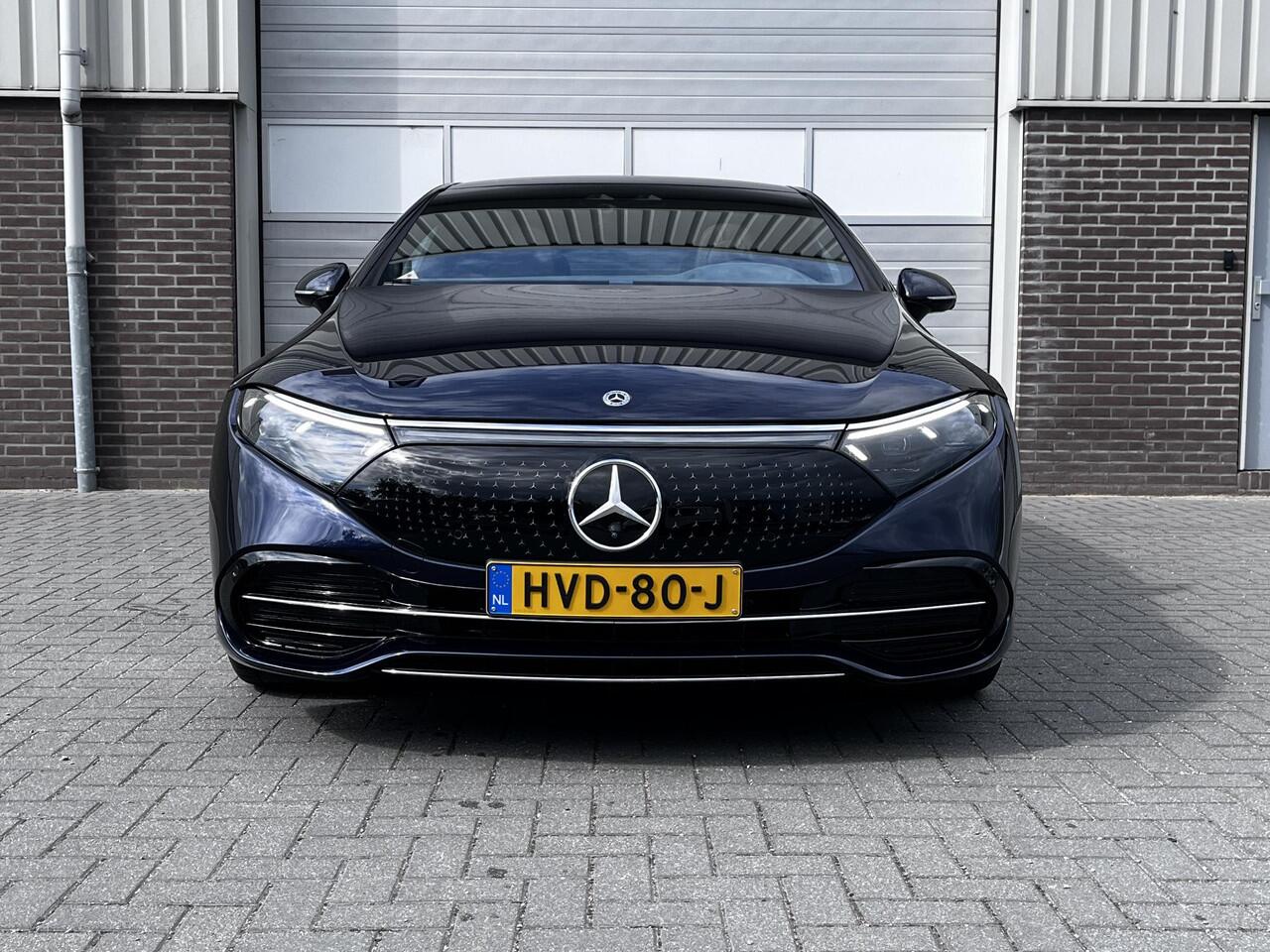 Mercedes-Benz EQS 450+ Luxury Line | MANUFAKTUR Interieur Pakket | Premium Plus Pakket | Rijassistentiepakket Plus | Panoramadak | HYPERSCREEN | 360° Camera | AIRMATIC Luchtvering | Achterasbesturing | DIGITAL LIGHT | Head-up Display | Burmester Surround Sound | Garagedeu