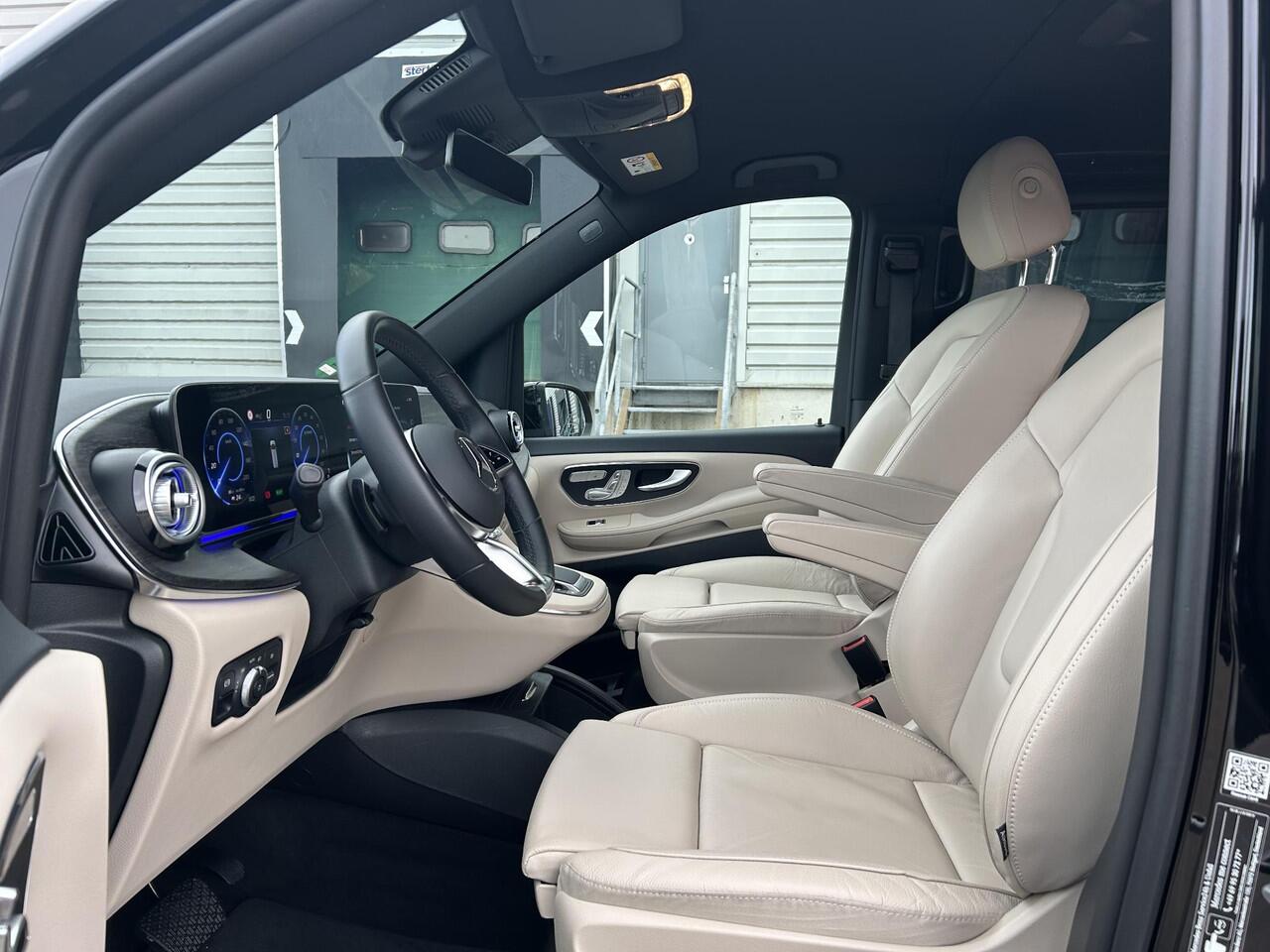 Mercedes-Benz EQV 300 L2 90 kWh Dubbel Cabine | 5-pers | BEIGE LEDER | 360 CAM | DISTRONIC +