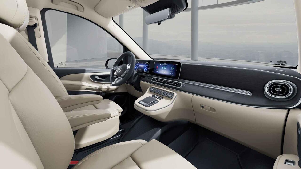 Mercedes-Benz EQV 300 L2 Avantgarde 90 kWh | Beige Leder | 6 zits |