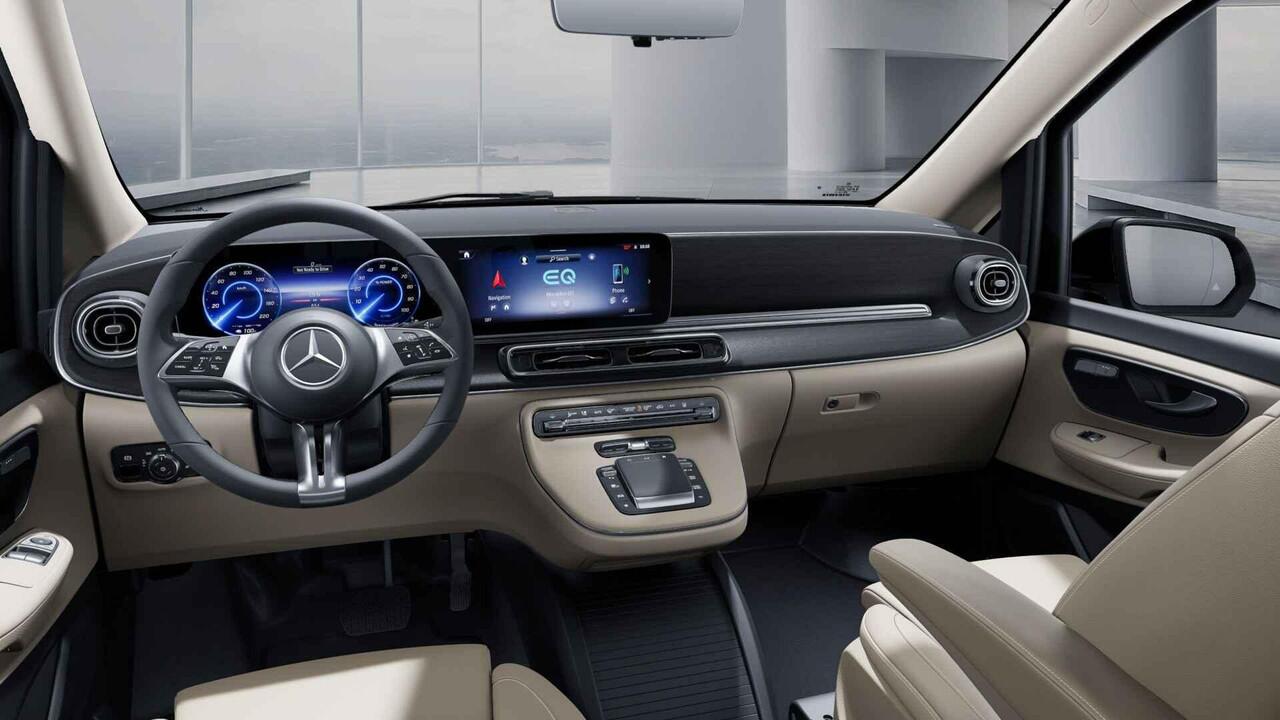 Mercedes-Benz EQV 300 L2 Avantgarde 90 kWh | Beige Leder | 6 zits |