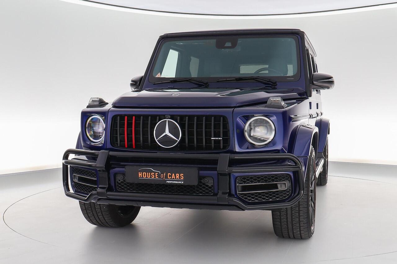 Mercedes-Benz G-KLASSE G63 AMG 585pk |BTW|garantie tot 12-2027|schuif\kantel|Burmester|drivers package|massage|memory|360 camera|trekhaak|stoelverwarming + ventilatie|