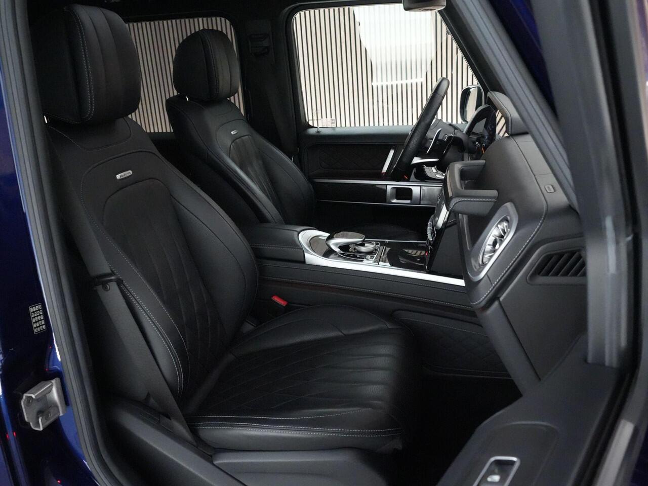 Mercedes-Benz G-KLASSE G63 AMG 585pk |BTW|garantie tot 12-2027|schuif\kantel|Burmester|drivers package|massage|memory|360 camera|trekhaak|stoelverwarming + ventilatie|