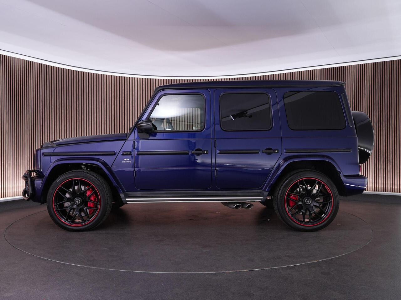Mercedes-Benz G-KLASSE G63 AMG 585pk |BTW|garantie tot 12-2027|schuif\kantel|Burmester|drivers package|massage|memory|360 camera|trekhaak|stoelverwarming + ventilatie|