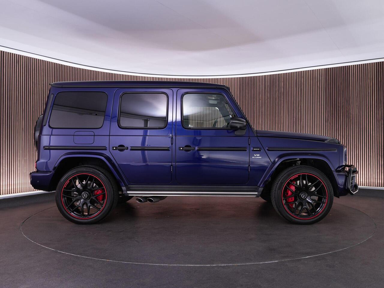 Mercedes-Benz G-KLASSE G63 AMG 585pk |BTW|garantie tot 12-2027|schuif\kantel|Burmester|drivers package|massage|memory|360 camera|trekhaak|stoelverwarming + ventilatie|