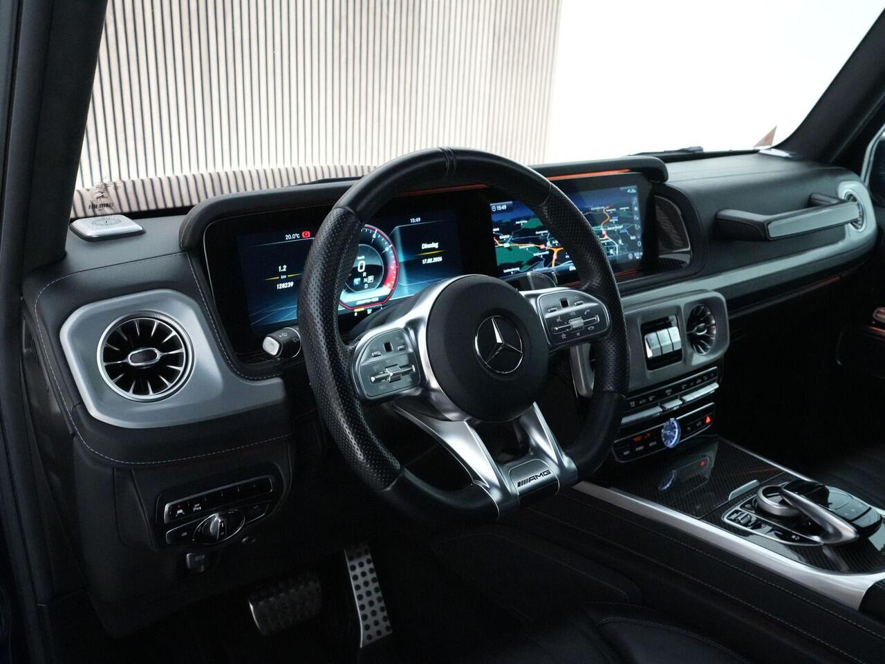 Mercedes-Benz G-KLASSE G63 AMG 585pk |BTW|garantie tot 12-2027|schuif\kantel|Burmester|drivers package|massage|memory|360 camera|trekhaak|stoelverwarming + ventilatie|