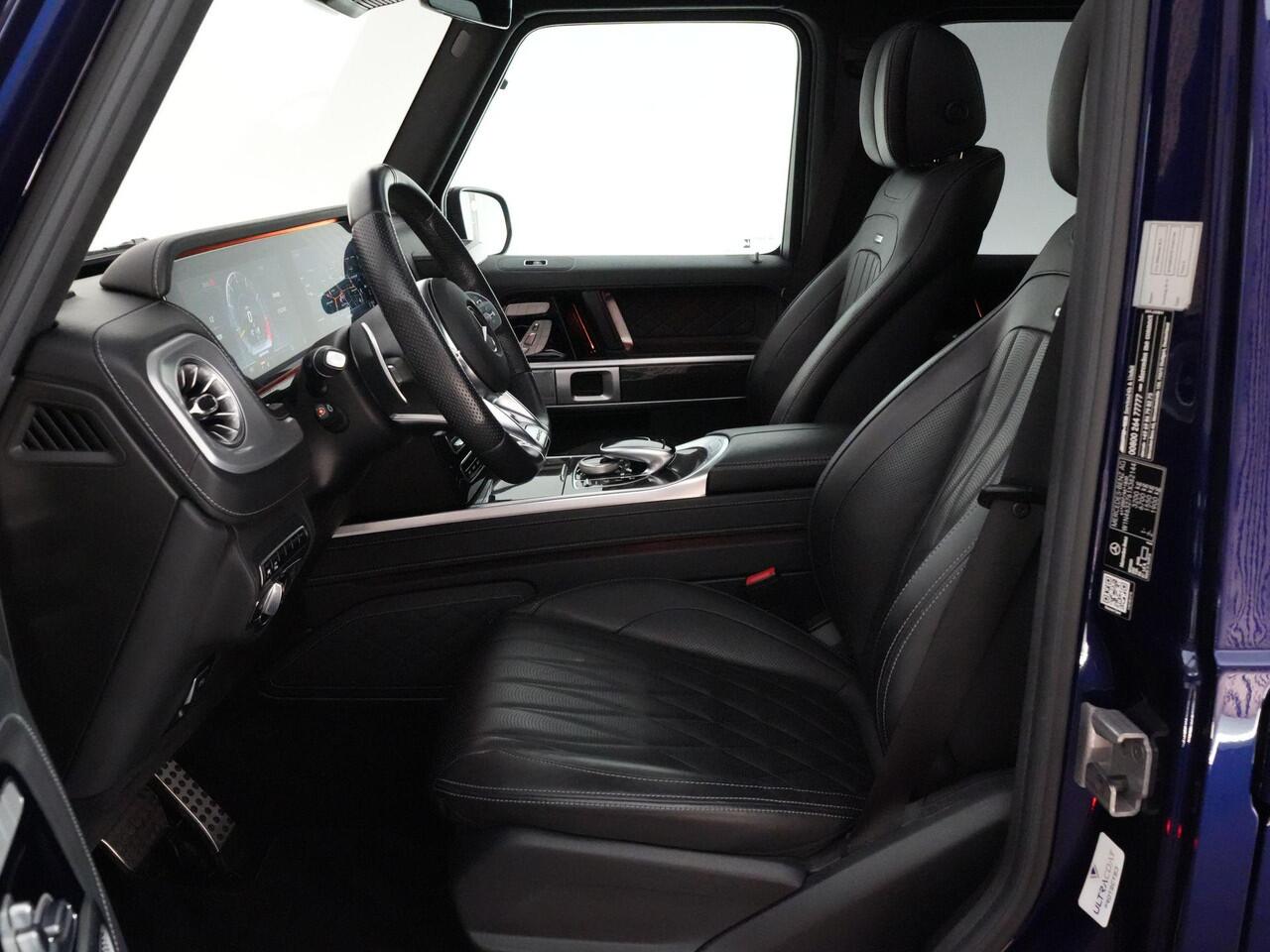 Mercedes-Benz G-KLASSE G63 AMG 585pk |BTW|garantie tot 12-2027|schuif\kantel|Burmester|drivers package|massage|memory|360 camera|trekhaak|stoelverwarming + ventilatie|