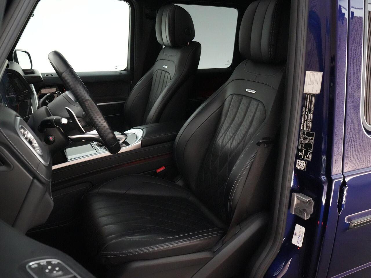 Mercedes-Benz G-KLASSE G63 AMG 585pk |BTW|garantie tot 12-2027|schuif\kantel|Burmester|drivers package|massage|memory|360 camera|trekhaak|stoelverwarming + ventilatie|