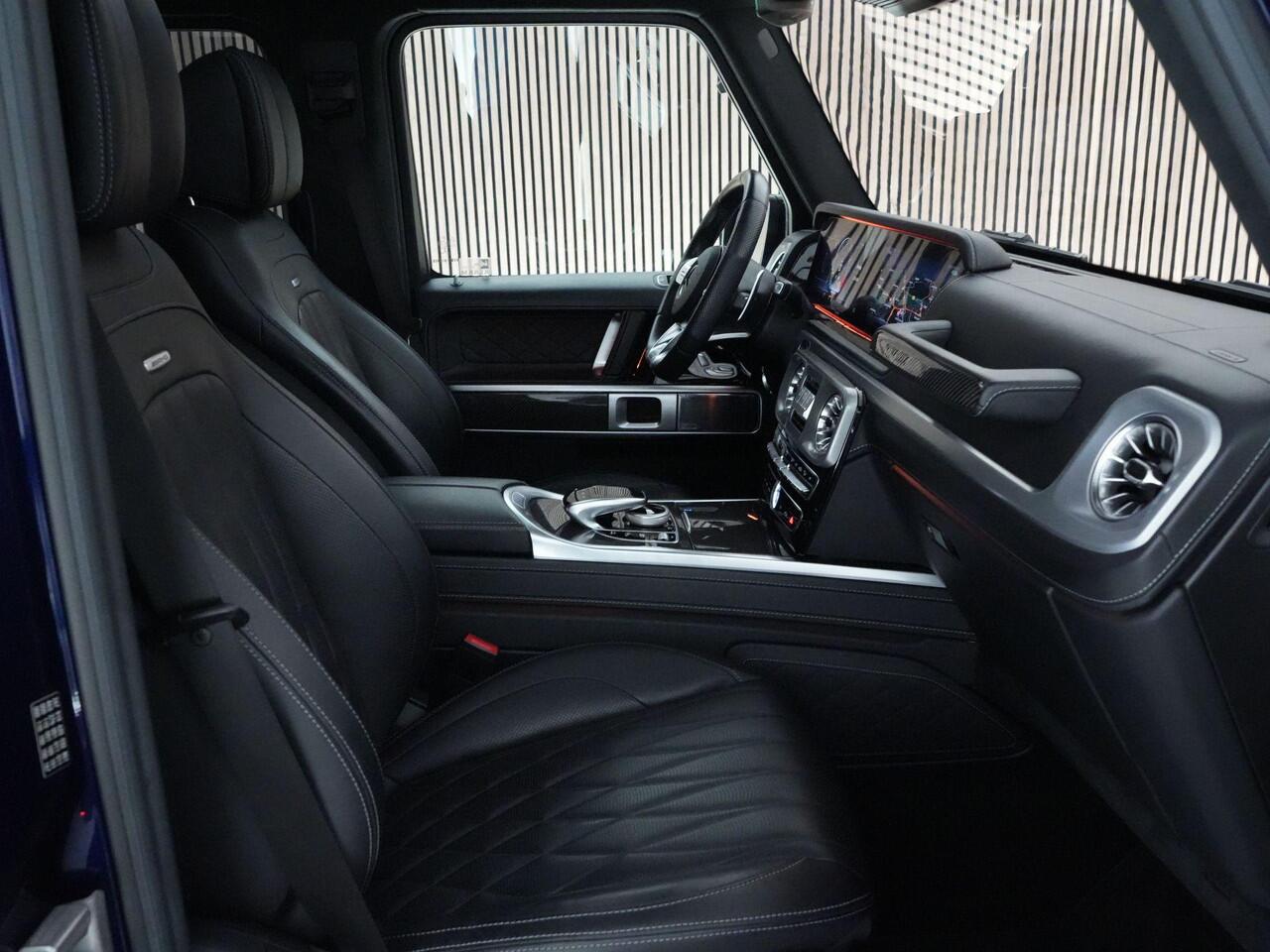 Mercedes-Benz G-KLASSE G63 AMG 585pk |BTW|garantie tot 12-2027|schuif\kantel|Burmester|drivers package|massage|memory|360 camera|trekhaak|stoelverwarming + ventilatie|