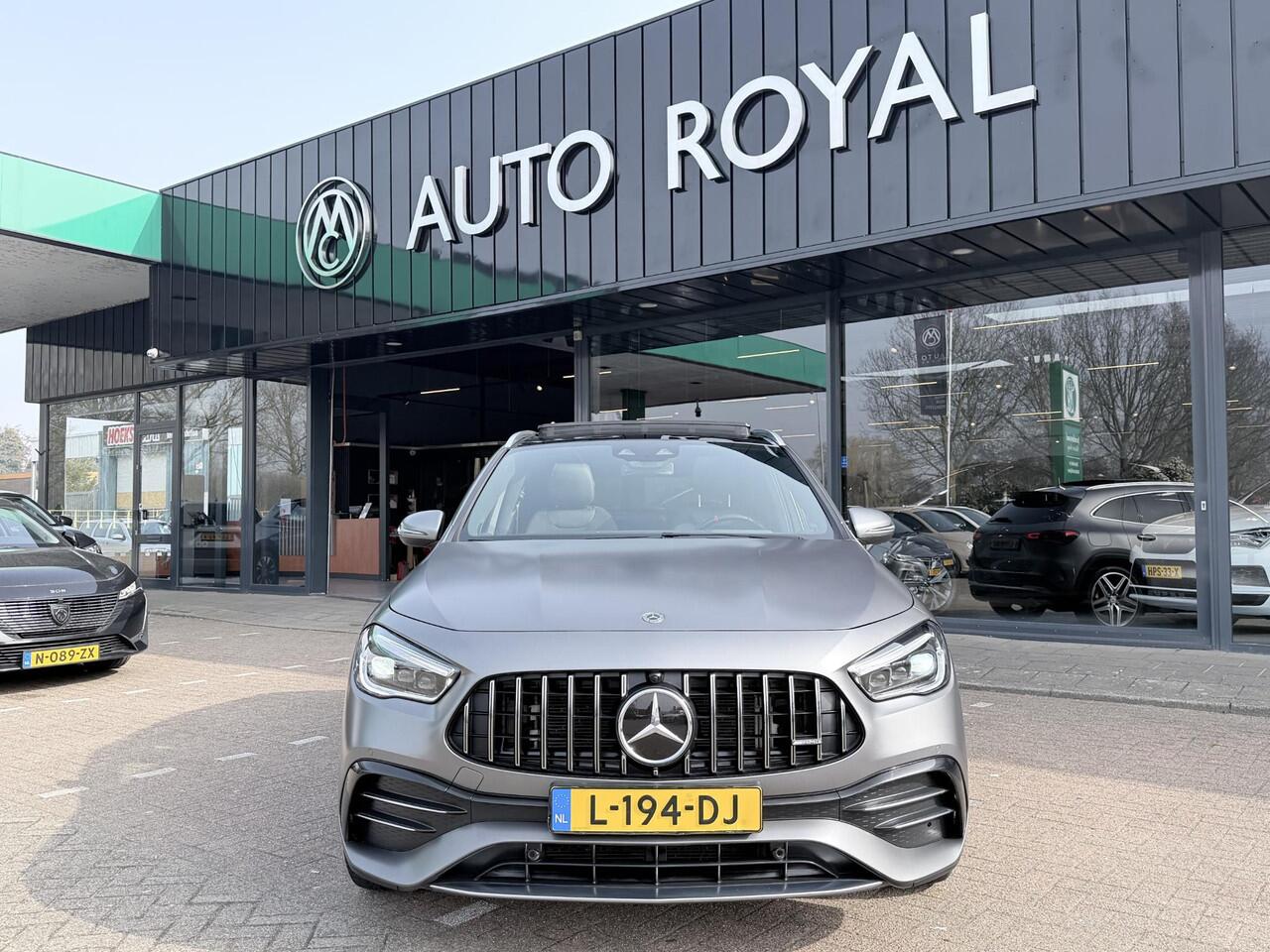 Mercedes-Benz GLA-KLASSE AMG 35 4MATIC AUTOMAAT| PANORAMADAK |NAVIGATIE | CAMERA | HEAD-UP DISPLAY |BURMEISTER AUDIO |DODE HOEK | ELECT STOELEN |CRUISECONTROL |PARKEERSENSOREN