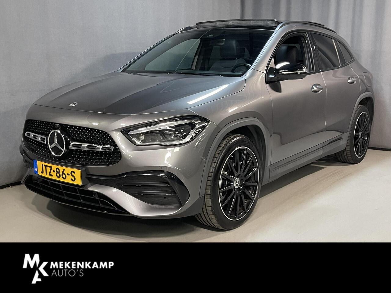 Mercedes-Benz GLA-KLASSE 250 e AMG Line 20"/Panoramadak/Memory stoel l+r/Matrix LED/Keyless/Sfeerverlichting/Stoelverwarming/Camera/Elektrische klep