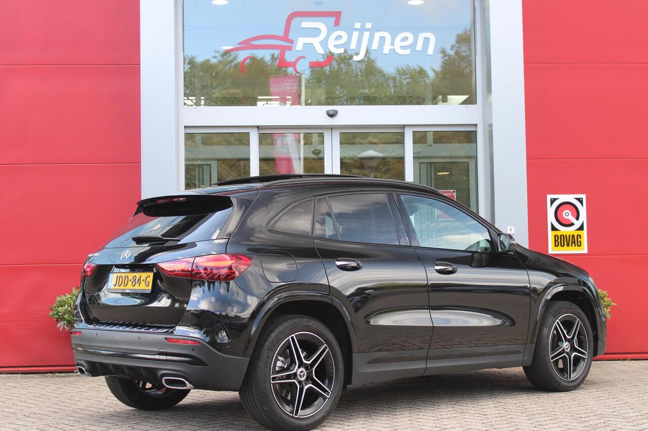 Mercedes-Benz GLA-KLASSE 250 e AMG LINE "NIEUW MODEL!" | PANORAMISCH SCHUIF/KANTEL DAK | ELEKTRISCH BEDIENBARE VOORSTOELEN MET GEHEUGENFUNCTIE EN "ZITKINEMATICA" | DRAADLOZE APPLE CARPLAY/ANDROID AUTO | STOEL VERWAMING | NIGHT PAKKET: DAKRELING ZWART, ZIJRUITEN EN ACHTERRUITEN ZW