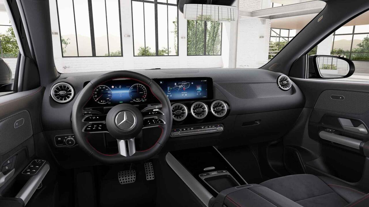 Mercedes-Benz GLA-KLASSE 250e Business Solution AMG | Panoramaschuifdak | Stoelverwarming | Nightpakket | Achteruitrijcamera | Led koplampen |