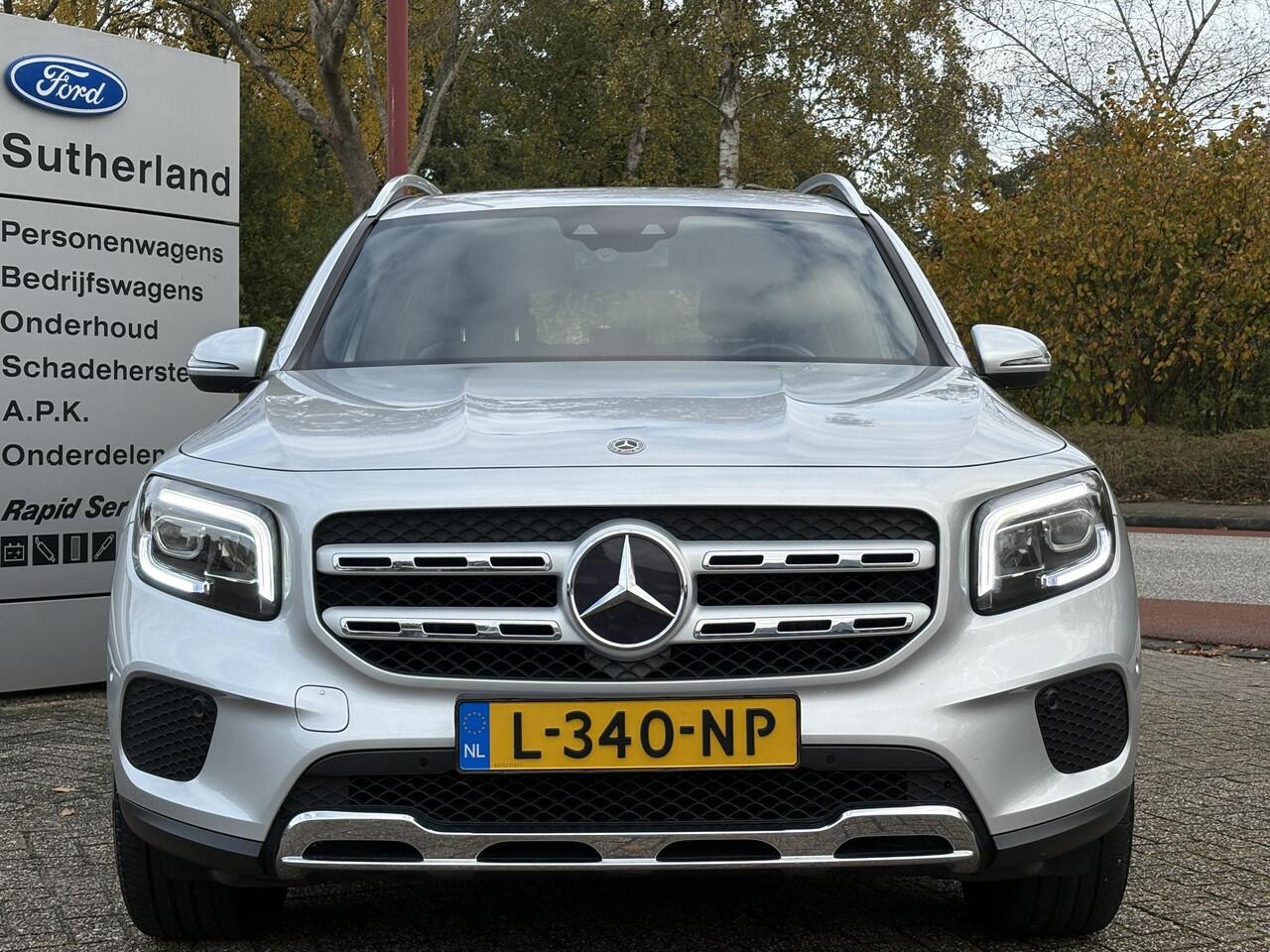 Mercedes-Benz GLB-Klasse 200 Business Solution Luxury 163pk | Dodehoeksensoren | Elektrische Achterklep | Volledig Leder | Stoelverwarming | Achteruitrijcamera | Eerste eigenaar