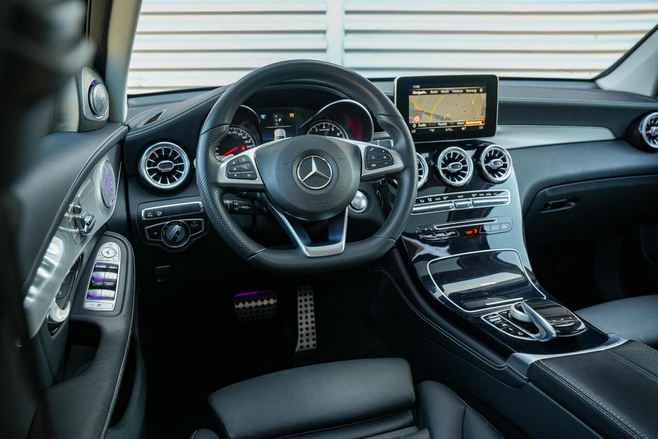 Mercedes-Benz GLC-KLASSE Coupé AMG 43 4MATIC Schuifdak Burmester Ambient Memory 360 Camera Stoelverw.