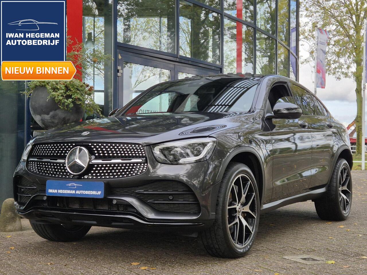 Mercedes-Benz GLC-KLASSE Coupé AMG 300e 4MATIC | Schuif / kanteldak | Wegkl. Trekhaak | Navigatie | Parkeersensoren + Camera | Cruise Control | 20inch