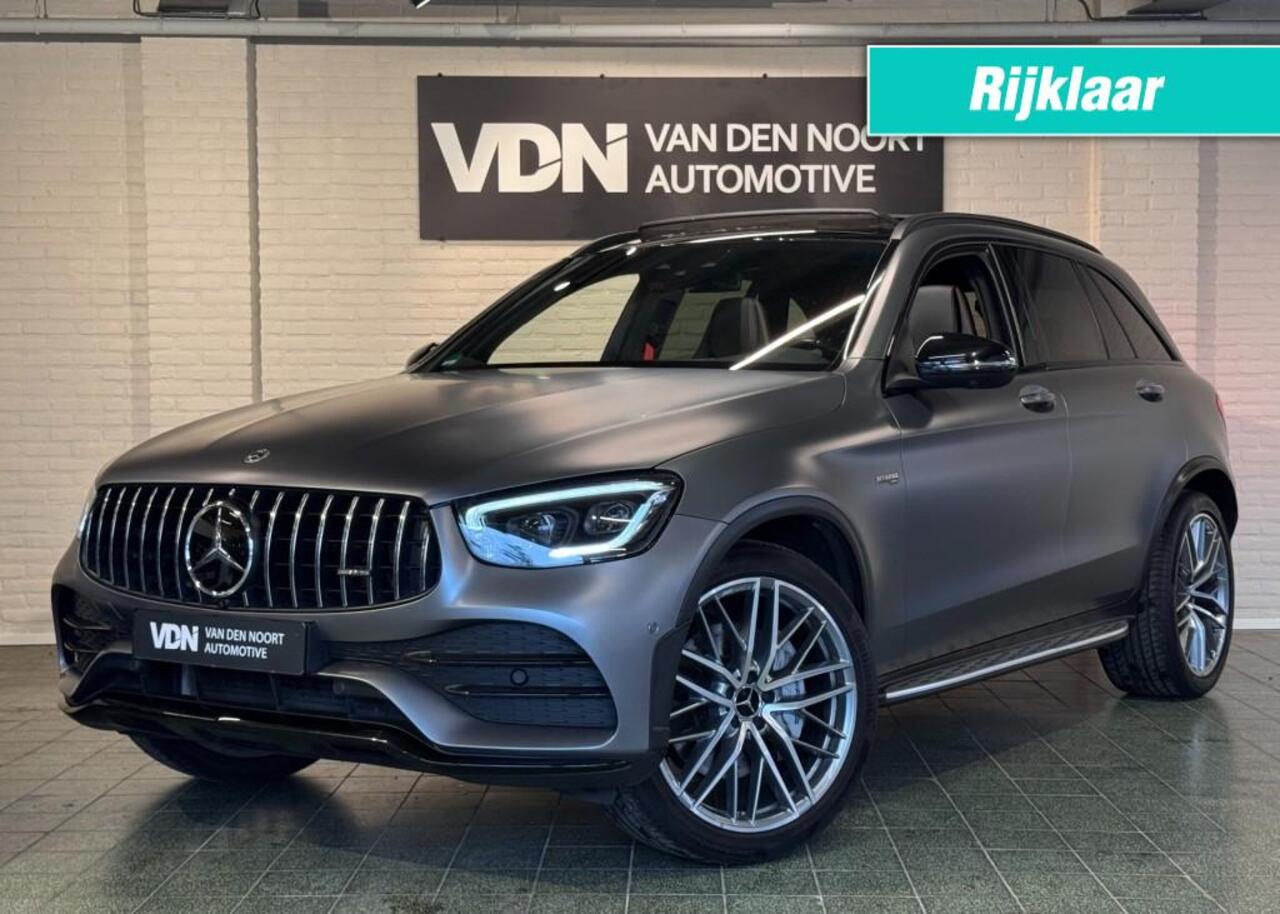 Mercedes-Benz GLC-KLASSE AMG 43 4MATIC Premium Luchtvering Perf Uitlaat Kuipstoel Pano 21''