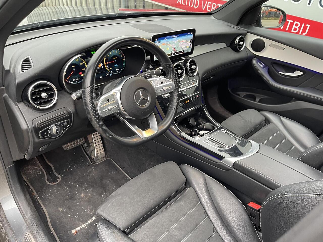 Mercedes-Benz GLC-KLASSE 300e 4MATIC Premium Plus AMG Line 19"/Panoramadak/Keyless/360 camera/Sfeerverlichting/Apple Carplay & Android Auto/Stoelverwarming/Elektrische klep