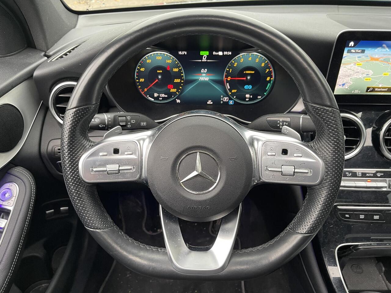 Mercedes-Benz GLC-KLASSE 300e 4MATIC Premium Plus AMG Line 19"/Panoramadak/Keyless/360 camera/Sfeerverlichting/Apple Carplay & Android Auto/Stoelverwarming/Elektrische klep