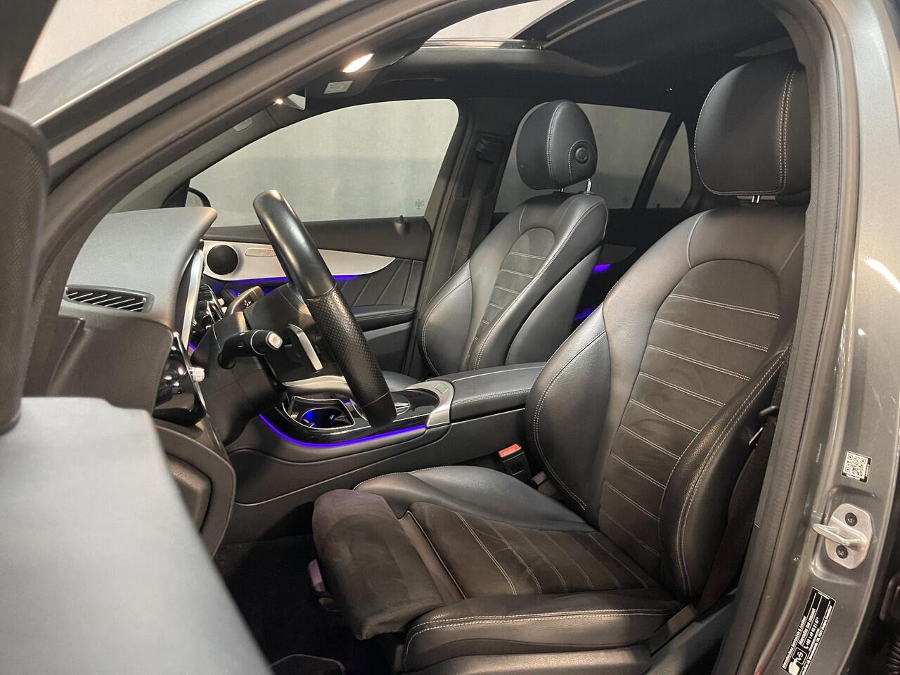 Mercedes-Benz GLC-KLASSE 300e 4MATIC Premium Plus AMG Line 19"/Panoramadak/Keyless/360 camera/Sfeerverlichting/Apple Carplay & Android Auto/Stoelverwarming/Elektrische klep